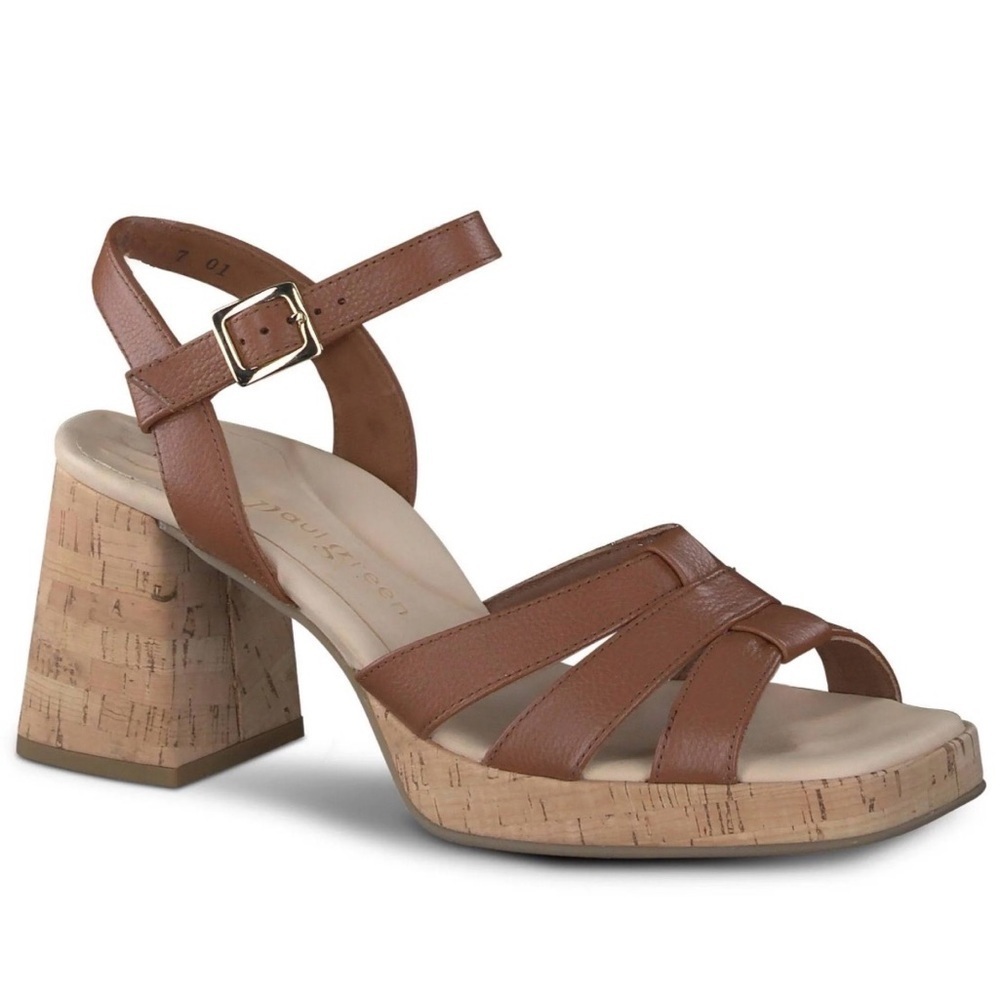NWOT  Paul Green Womens Tina Slip On Open Toe Platform Sandals size 9